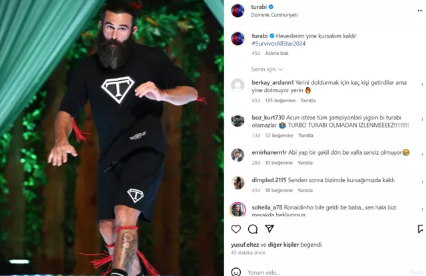 turabi camkiran in survivor 2024 all star paylasimi gundem oldu hevesim kursagimda kaldi